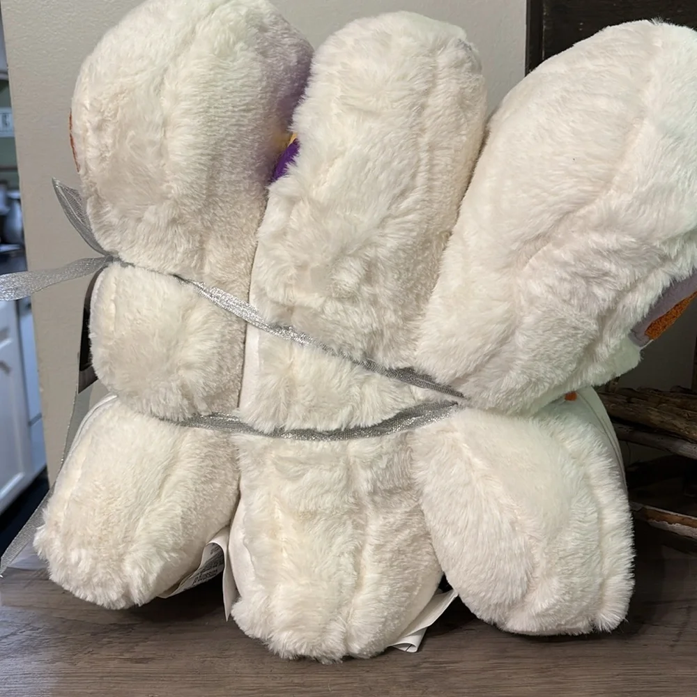Lunaville MUSHROOM GHOSTS Halloween Pillow Set of 3 NEW